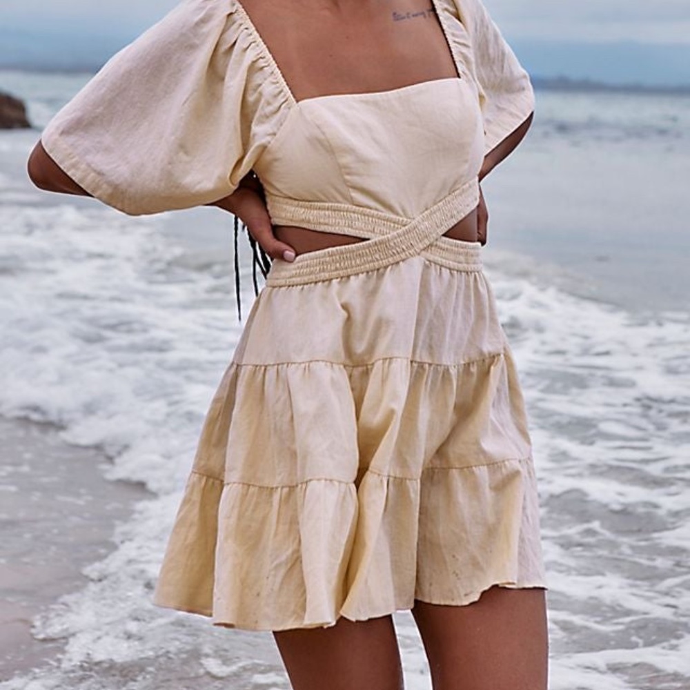 Free People Cross of Sunlight Dress Large